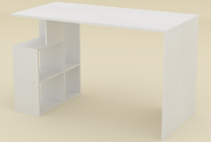 Белый письменный стол Ученик-3